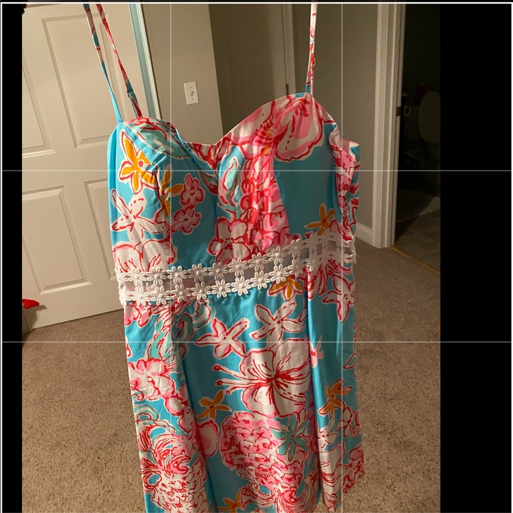 Lilly Pulitzer Lenore Dress with Sunglow Size 8